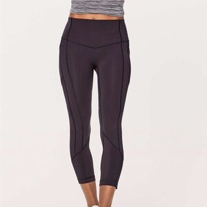 Lululemon All The Right Places Crop II *23" - Boysenberry size 6